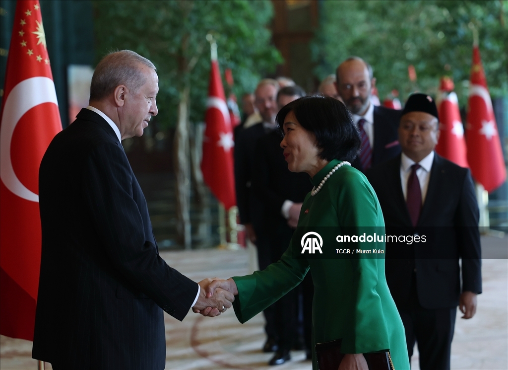 Cumhurbaşkanı Erdoğan, 30 Ağustos Zafer Bayramı tebriklerini kabul etti