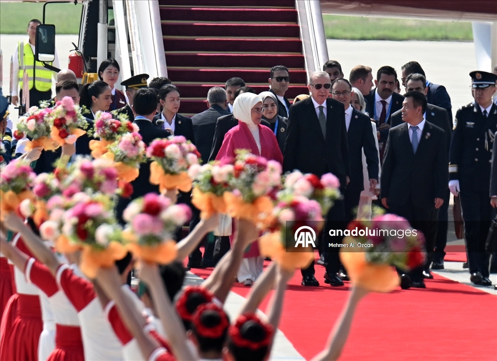 Президент Эрдоган прибыл в Китай