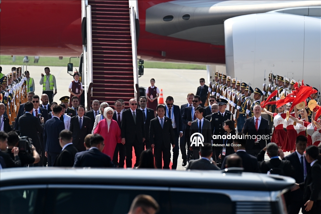 Президент Эрдоган прибыл в Китай