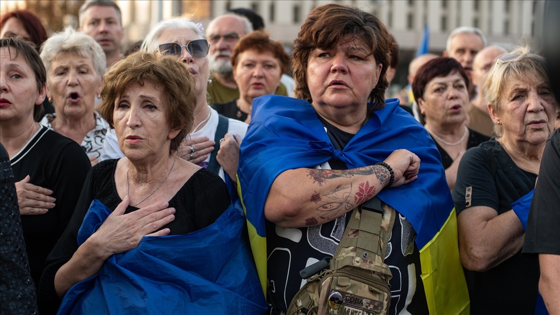 Suikast sonucu hayatını kaybeden eski Ukrayna Parlamento Başkanı Parubiy için Kiev'de tören düzenlendi