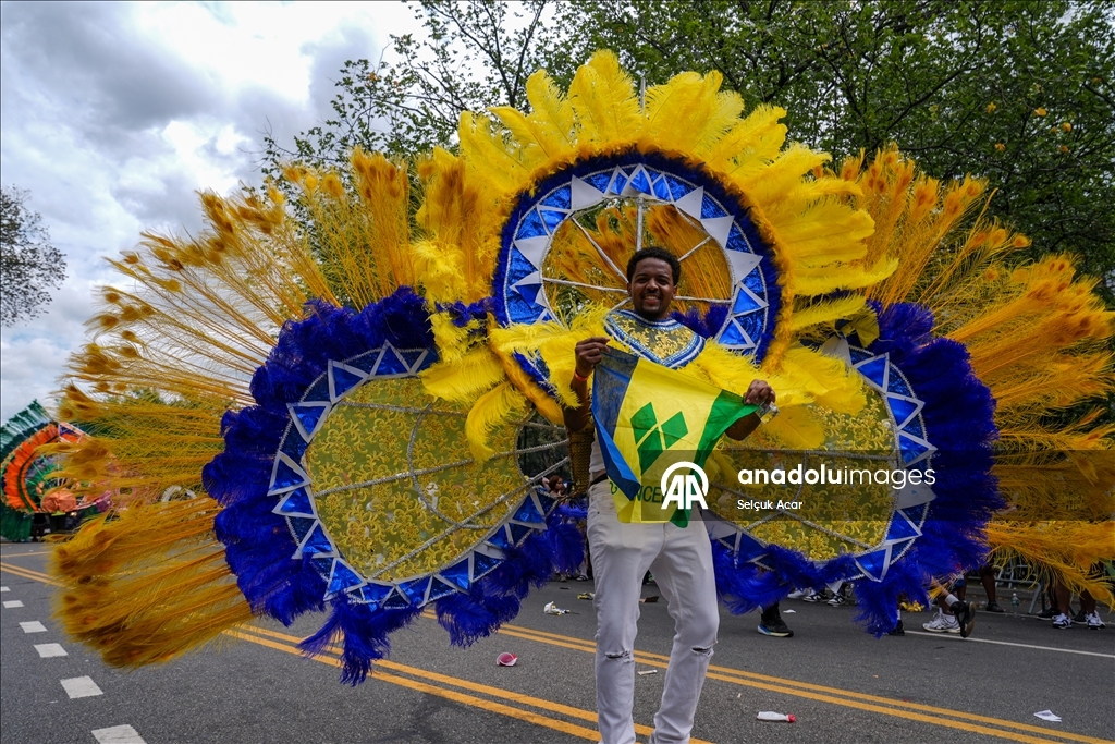The annual West Indian American Day Parade and Carnival in New York