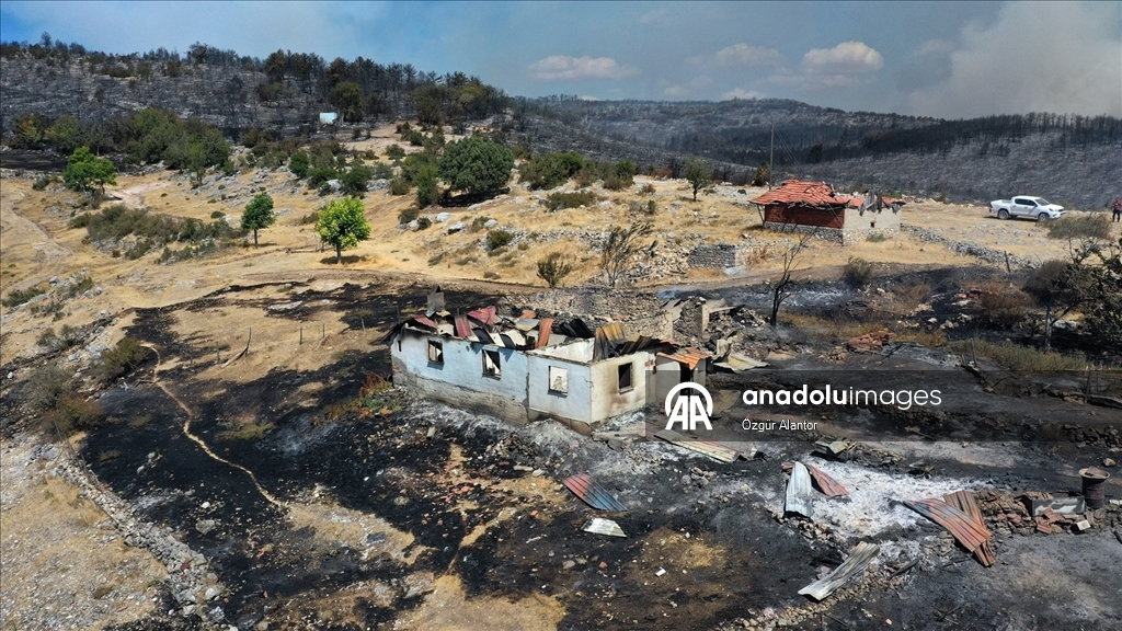 Kastamonu'da ormanlık alandaki 2 yangına müdahale sürüyor