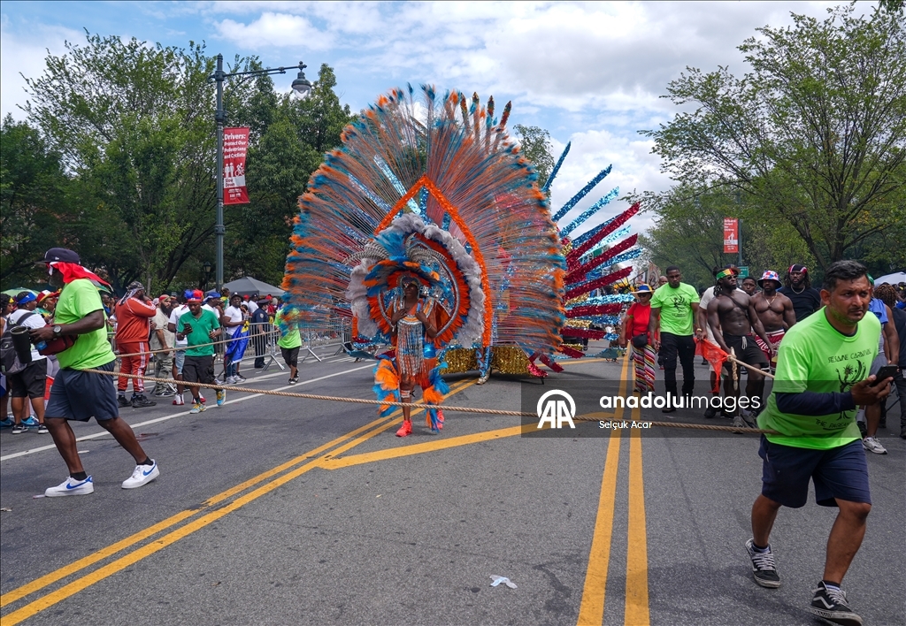 The annual West Indian American Day Parade and Carnival in New York