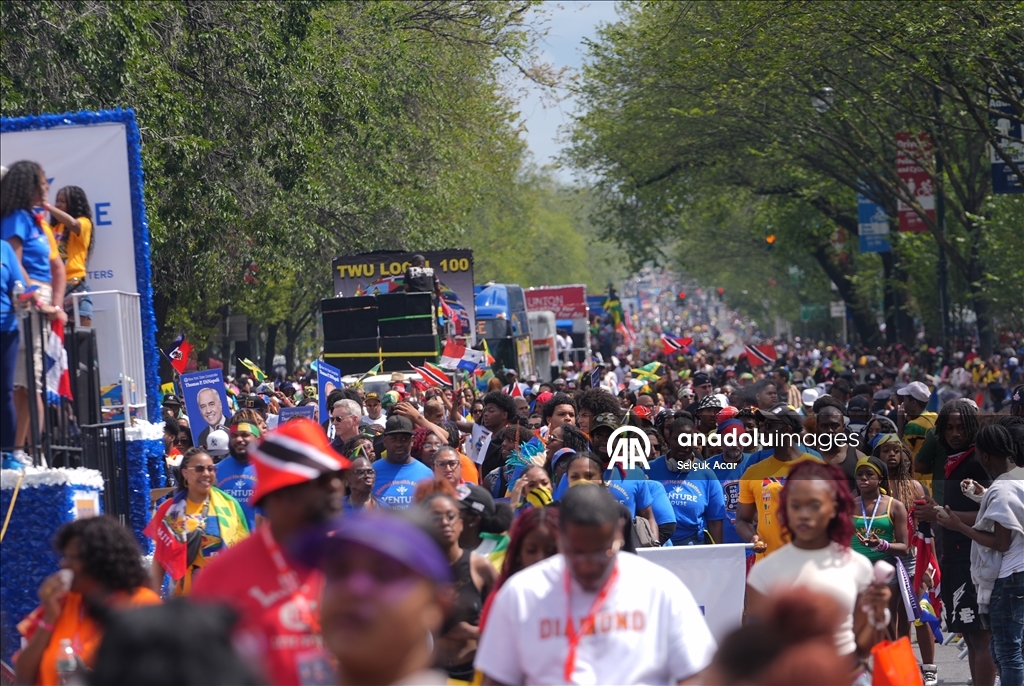 The annual West Indian American Day Parade and Carnival in New York