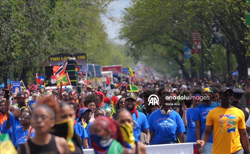 The annual West Indian American Day Parade and Carnival in New York