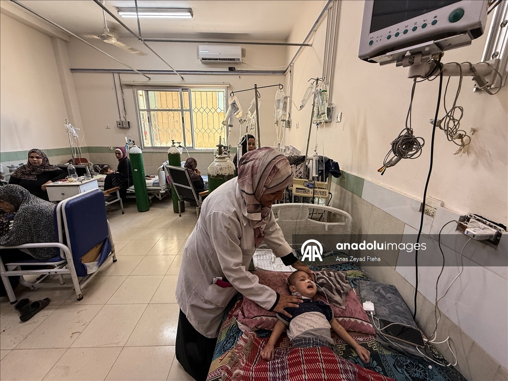 Gazze'deki Rantisi Hastanesi'nde yetersiz beslenme vakaları en yüksek seviyelerine ulaştı