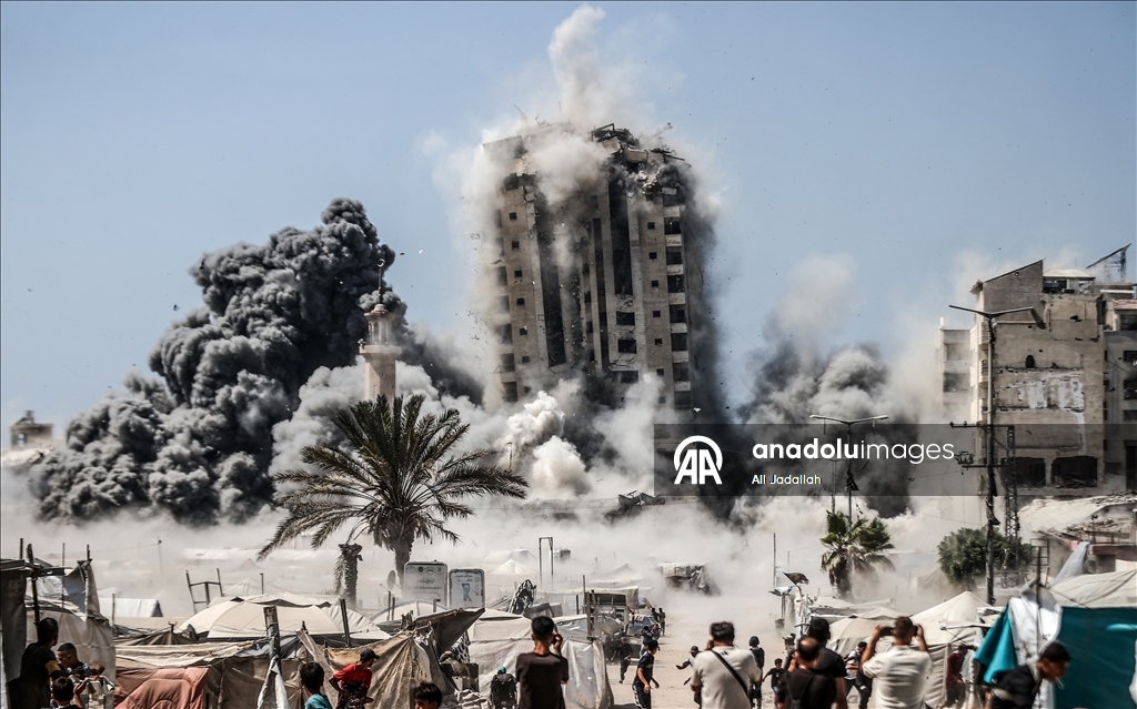 الجيش الإسرائيلي يبدأ بقصف مبان سكنية متعددة الطوابق بغزة