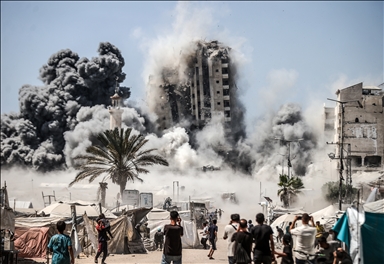 الجيش الإسرائيلي يبدأ بقصف مبان سكنية متعددة الطوابق بغزة