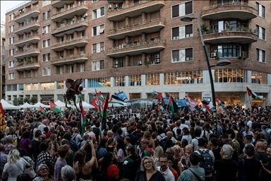 В Милане прошла многотысячная акция в поддержку международной флотилии Global Sumud с гуманитарной помощью для Газы.