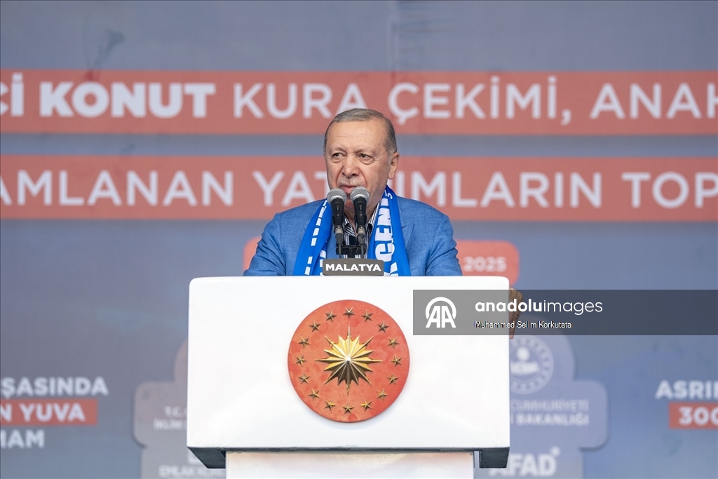 Cumhurbaşkanı Recep Tayyip Erdoğan, Malatya’da