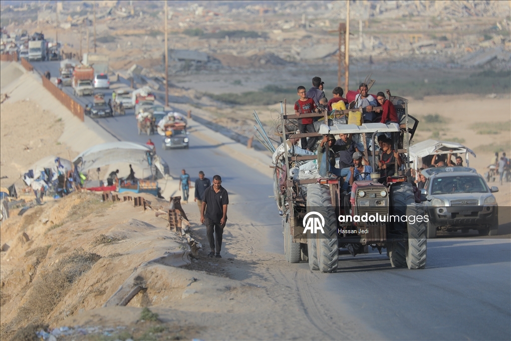 وسط معاناة وخوف.. موجة نزوح جديدة من مدينة غزة نحو الجنوب