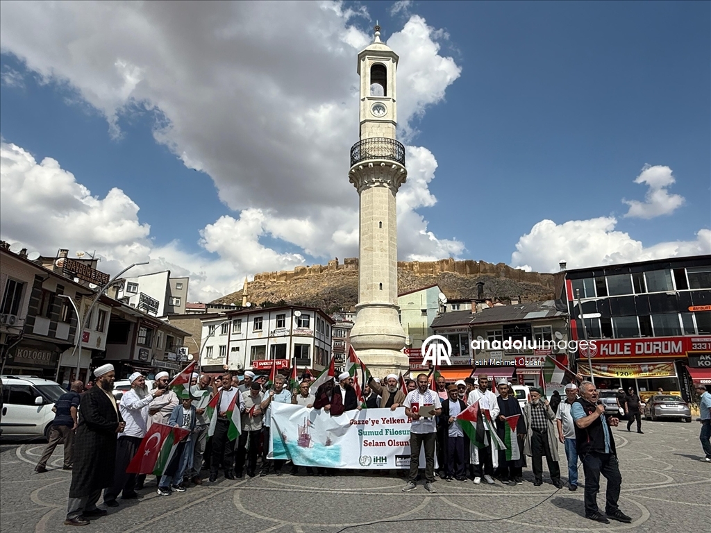 Bayburt'tan Filistin'e ve Küresel Sumud Filosu'na destek