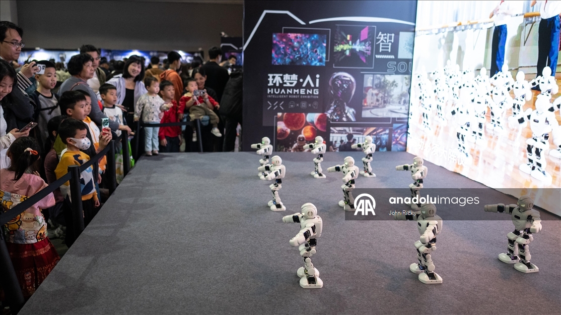 Çin'de Yapay Zeka Robot Sergisi