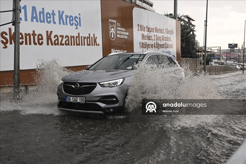 Ankara'da yağmur