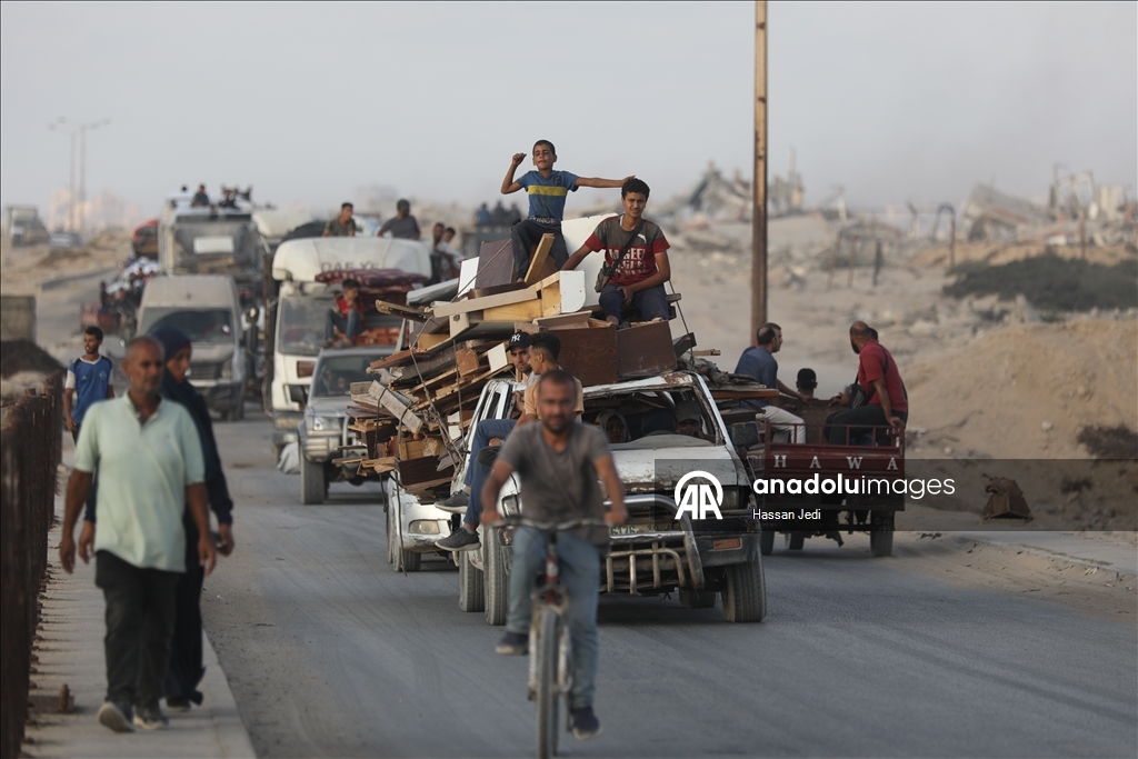 وسط معاناة وخوف.. موجة نزوح جديدة من مدينة غزة نحو الجنوب