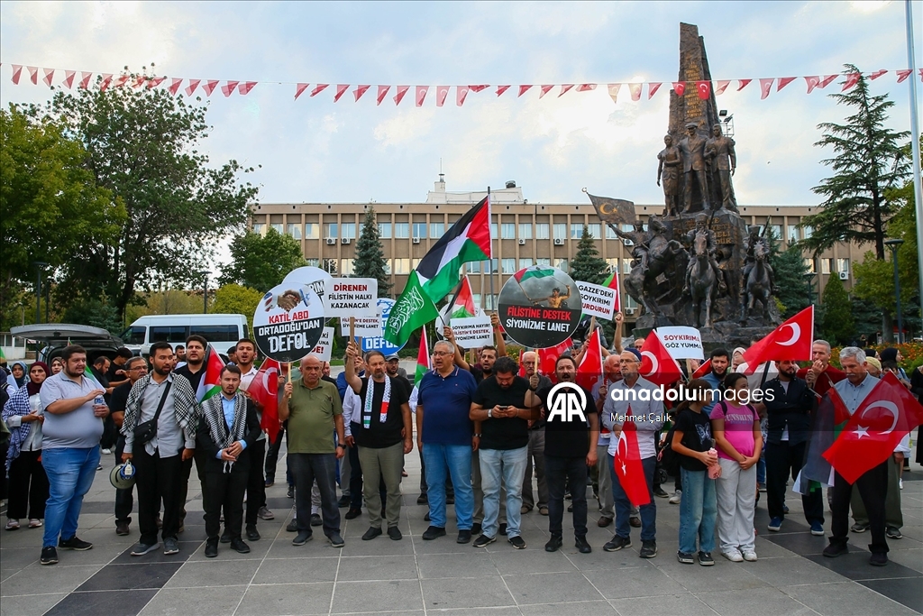 İzmir ve Uşak'tan Filistin'e ve Küresel Sumud Filosu'na destek