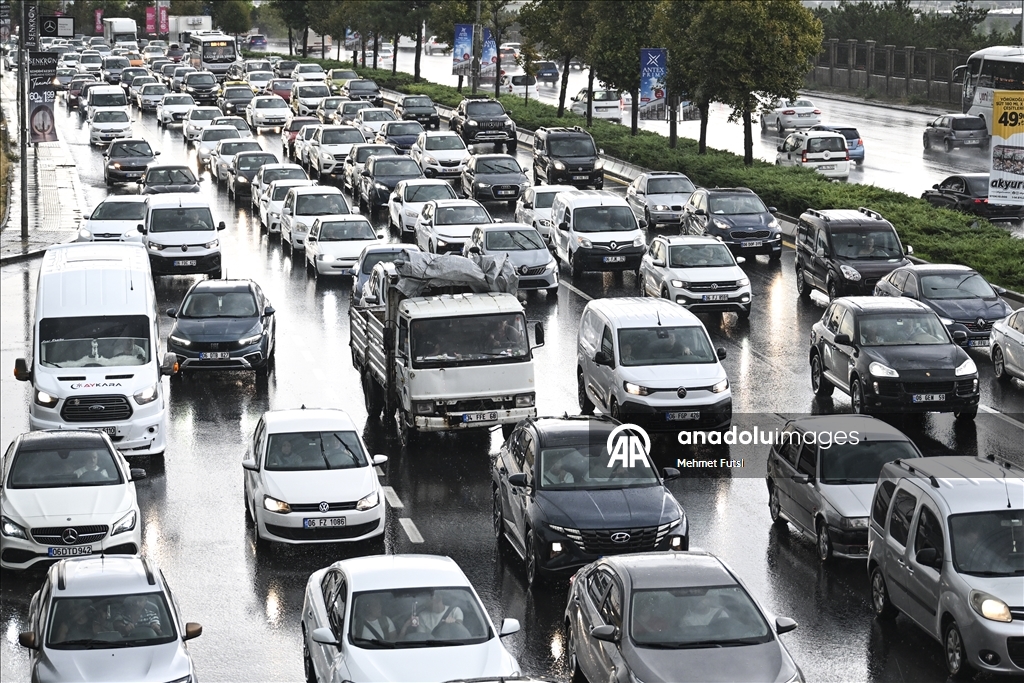 Ankara'da yağmur