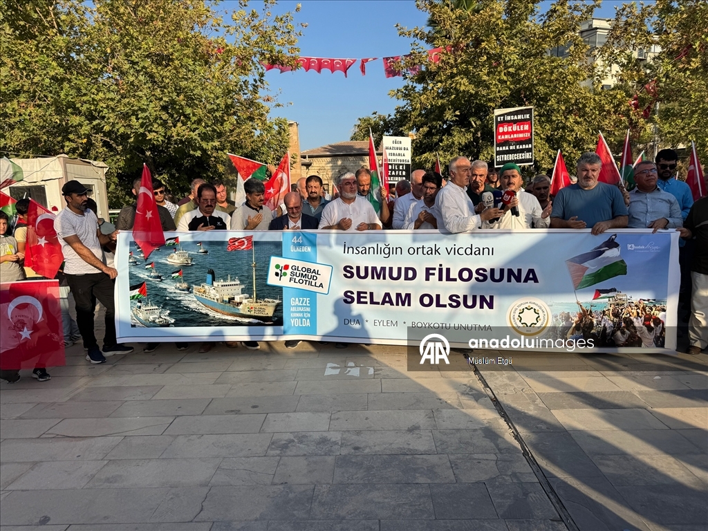 Şanlıurfa’da Küresel Sumud Filosu'na destek