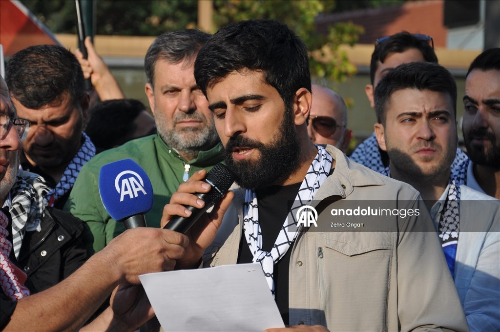 Eskişehir'de Filistin ve Küresel Sumud Filosu'na destek yürüyüşü yapıldı