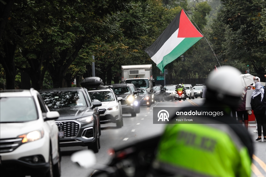 В Вашингтоне прошла акция в поддержку Палестины