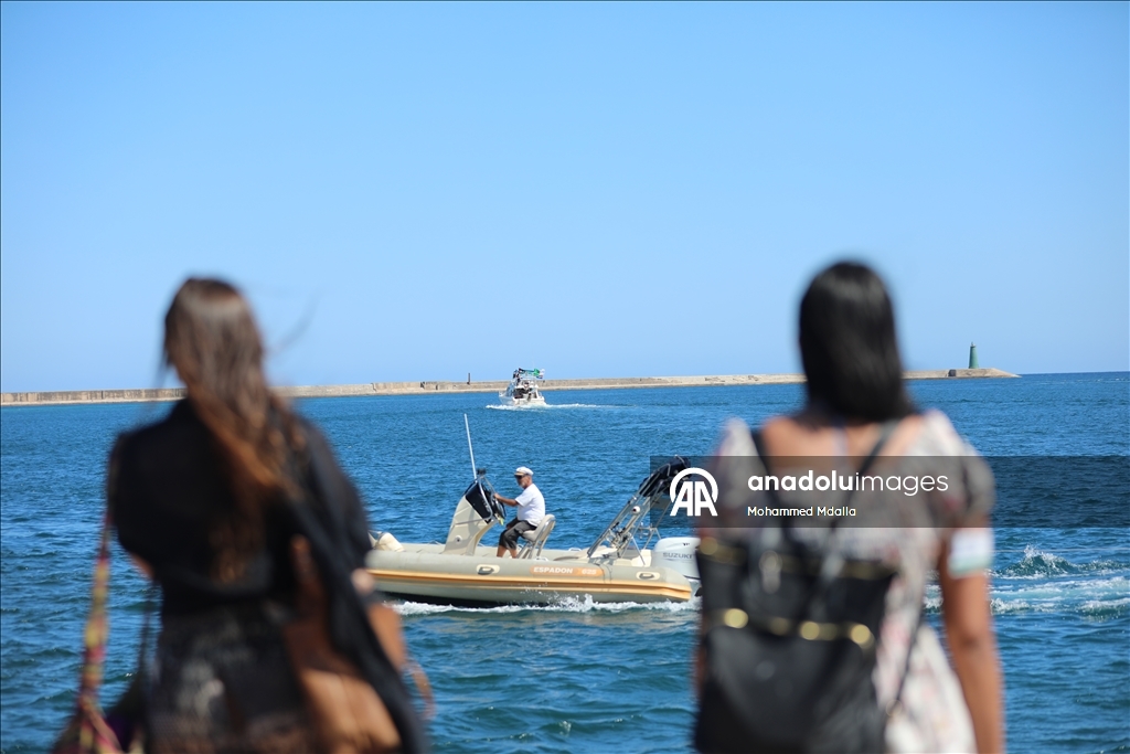 إبحار آخر سفن أسطول الصمود الإسباني من بنزرت لكسر حصار غزة