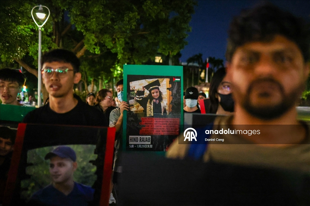 На Тайване состоялась акция в поддержку Палестины
