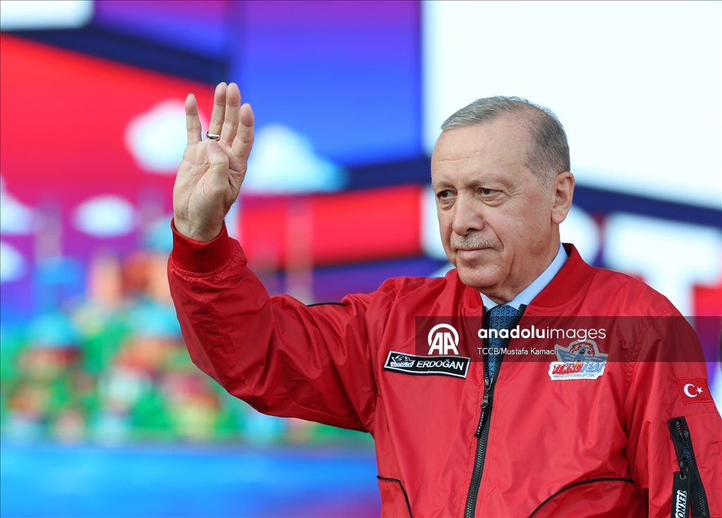 Cumhurbaşkanı Recep Tayyip Erdoğan, TEKNOFEST İstanbul’a katıldı