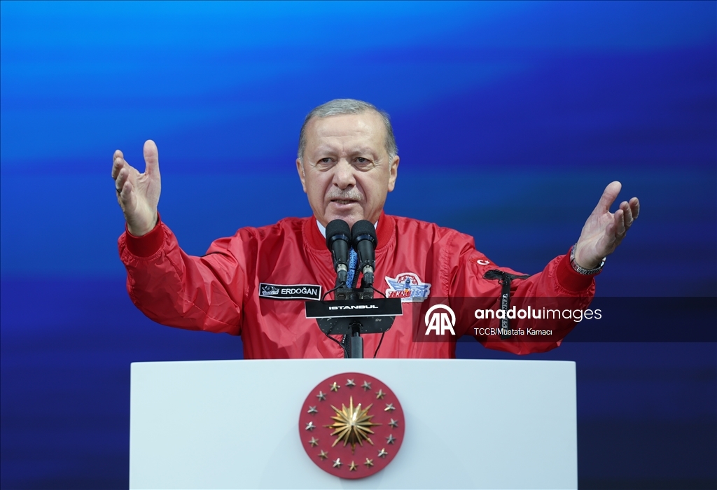 Cumhurbaşkanı Recep Tayyip Erdoğan, TEKNOFEST İstanbul’a katıldı