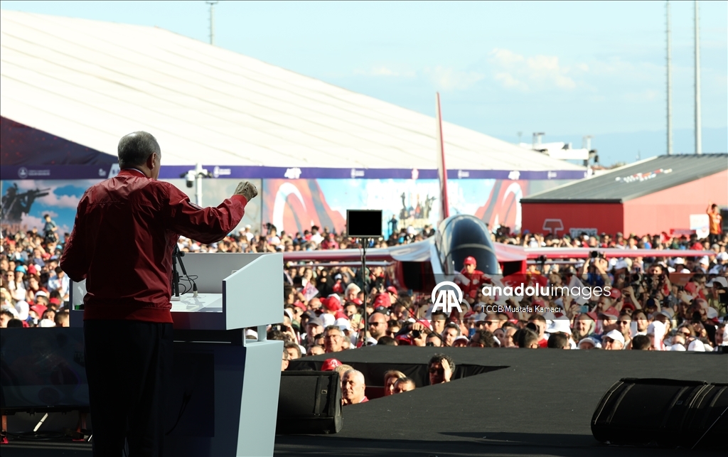 Cumhurbaşkanı Recep Tayyip Erdoğan, TEKNOFEST İstanbul’a katıldı