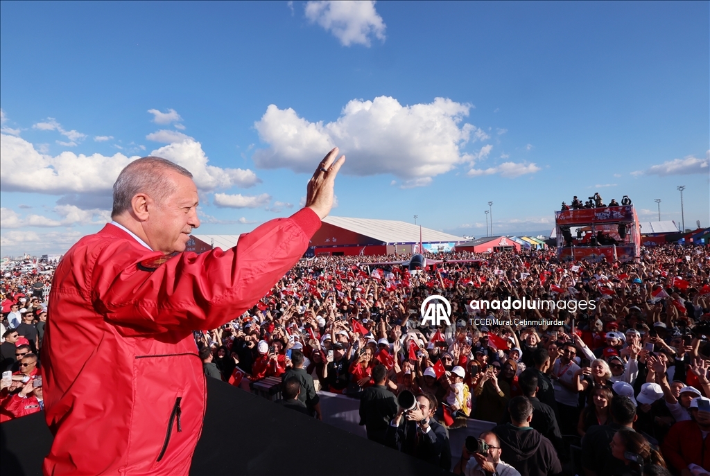 Cumhurbaşkanı Recep Tayyip Erdoğan, TEKNOFEST İstanbul’a katıldı