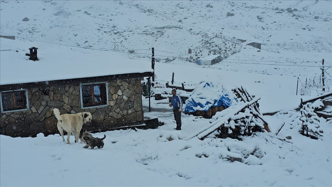 Bazı illerde yüksek kesimlere kar yağdı