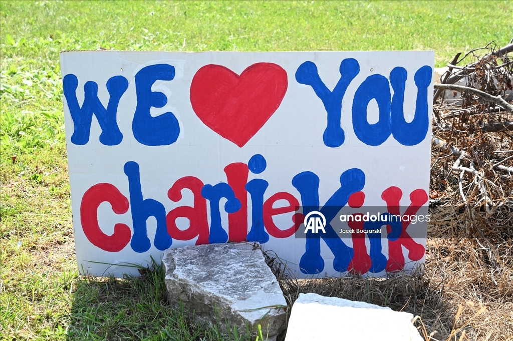 Charlie Kirk için İllinois’de anma töreni düzenlendi