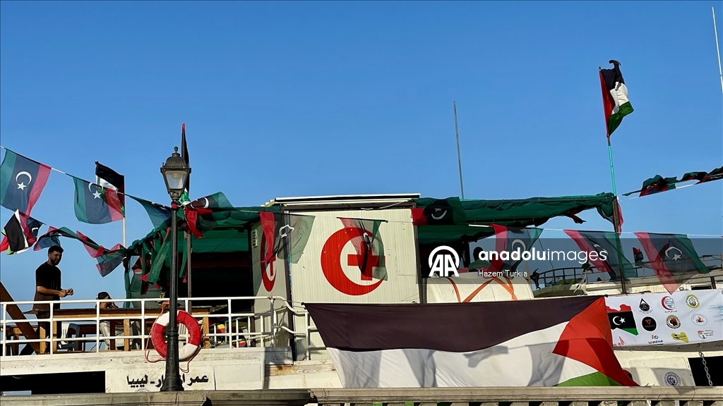 Libya'dan "Ömer Muhtar" gemisi Küresel Sumud Filosu'na katılmak üzere yola çıktı