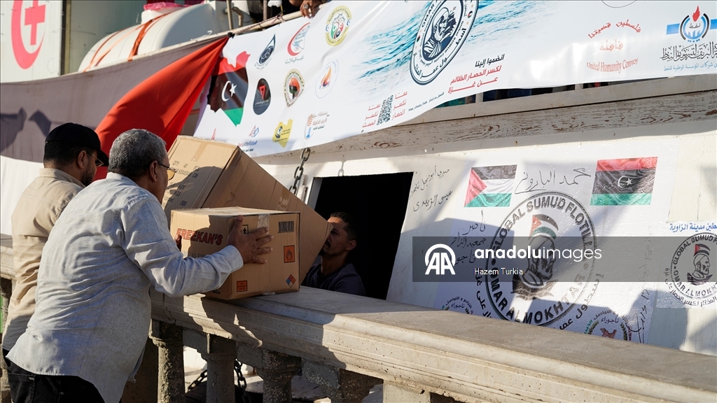 Libya'dan "Ömer Muhtar" gemisi Küresel Sumud Filosu'na katılmak üzere yola çıktı