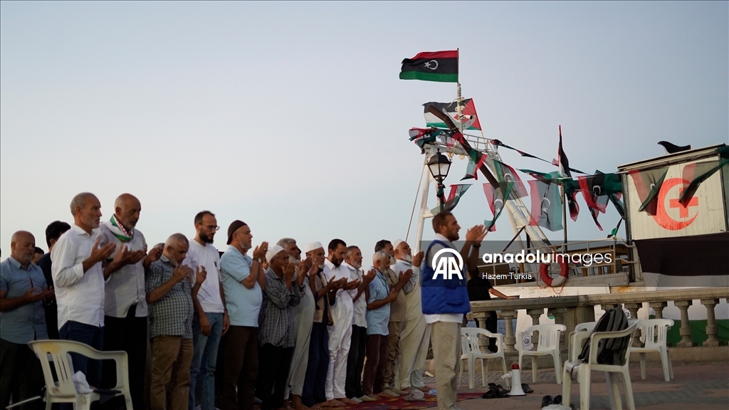 Libya'dan "Ömer Muhtar" gemisi Küresel Sumud Filosu'na katılmak üzere yola çıktı