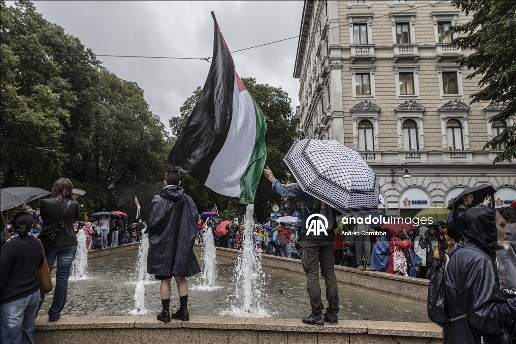 В Италии прошла акция в поддержку Газы