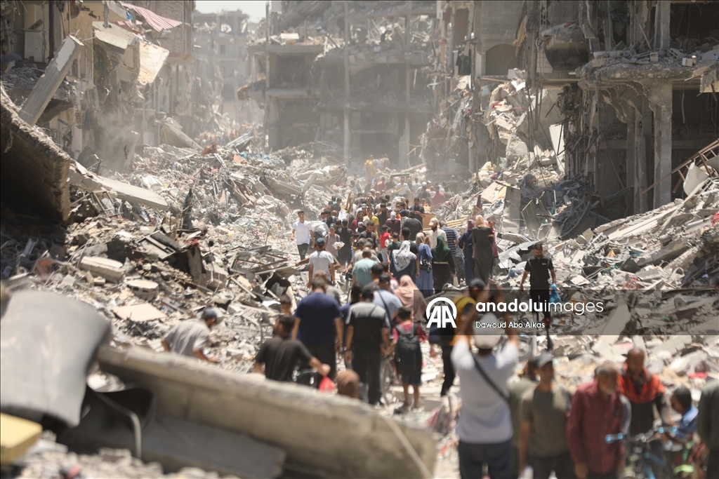 Cumhurbaşkanı Erdoğan, İsrail'in Gazze'deki soykırımını AA'nın fotoğraflarıyla dünyaya anlattı