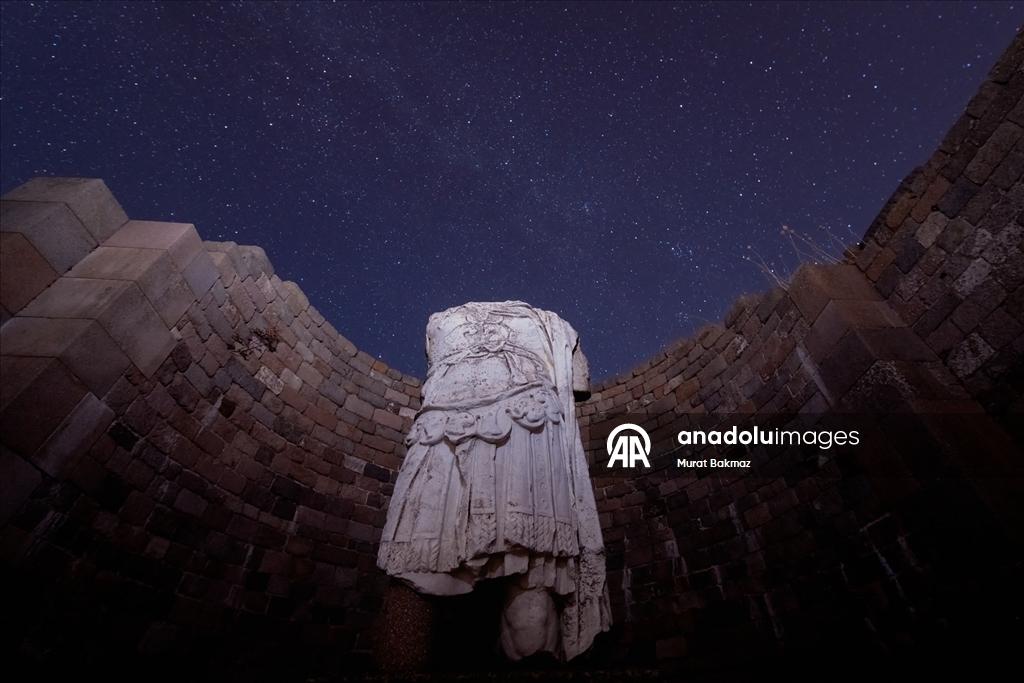 Pergamon Antik Kenti'nde yıldızlı gece