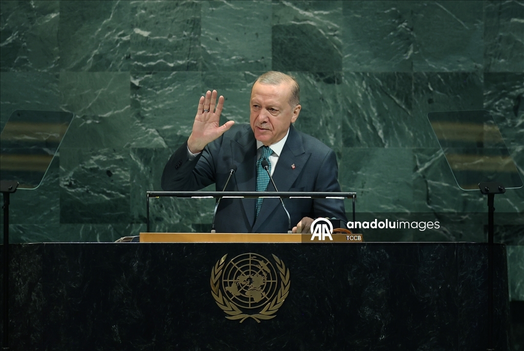 Cumhurbaşkanı Erdoğan, Birleşmiş Milletler 80. Genel Kurulu'na hitap etti