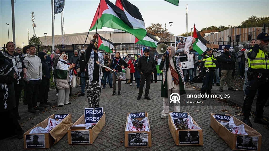 Hollanda’da Avrupa Kupası Beyzbol Turnuvası’nda İsrail protestosu 