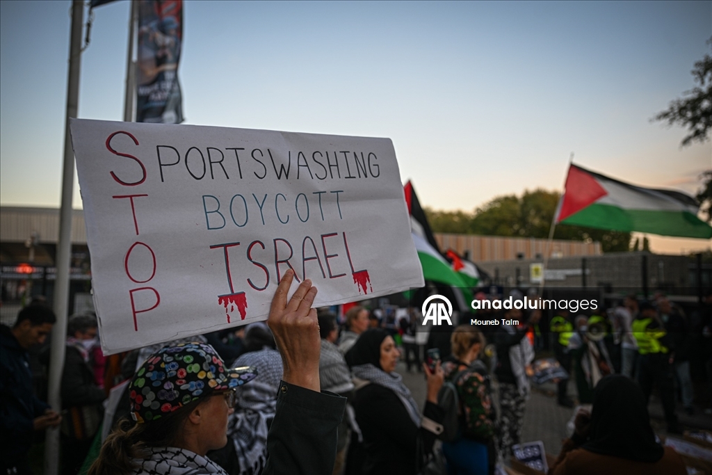 Hollanda’da Avrupa Kupası Beyzbol Turnuvası’nda İsrail protestosu 