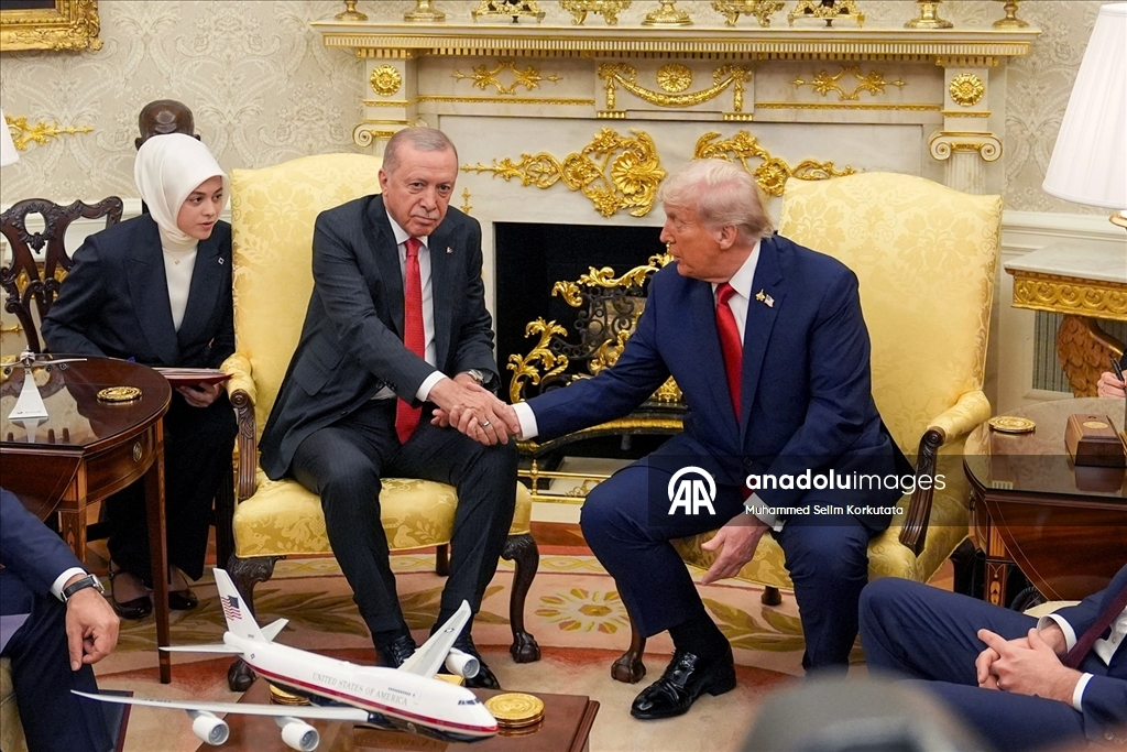 Cumhurbaşkanı Erdoğan ile ABD Başkanı Trump görüşmesi