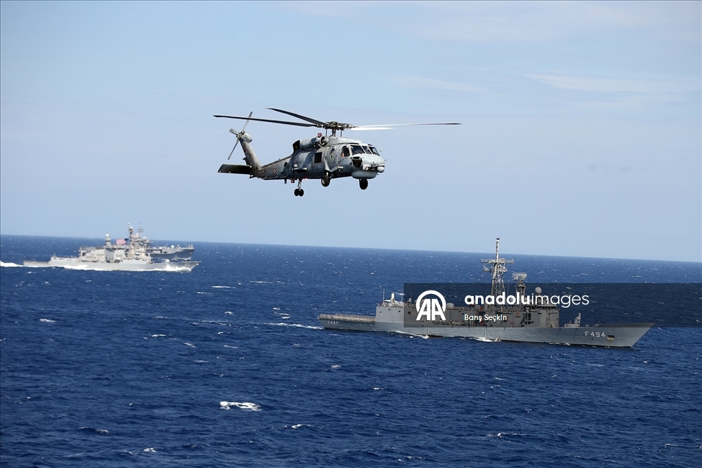 Türk Deniz Kuvvetleri'nin Anadolu Görev Grubu, "Neptune Strike 25.3" tatbikatına katılıyor