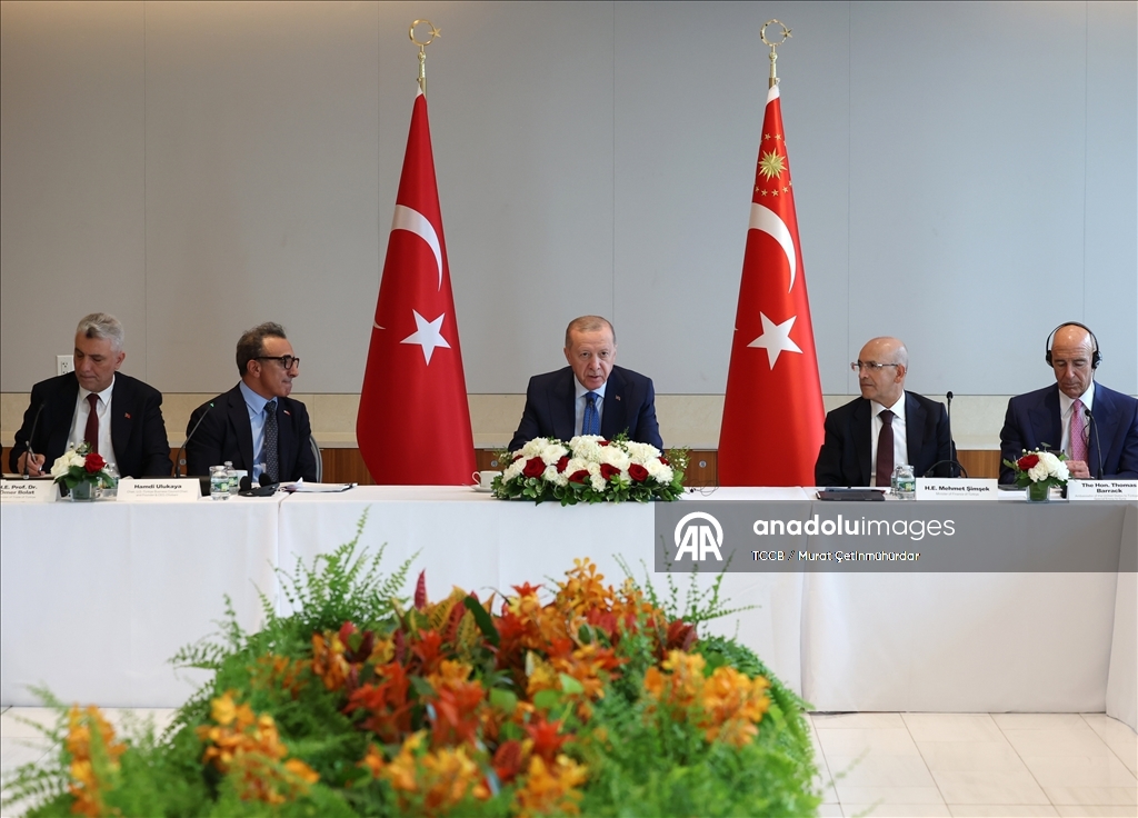 نيويورك.. أردوغان يلتقي كبار المسؤولين التنفيذيين في شركات أمريكية