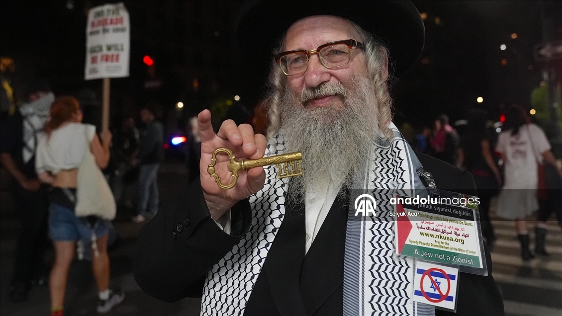 Pro-Palestinian Americans protest Netanyahu in New York