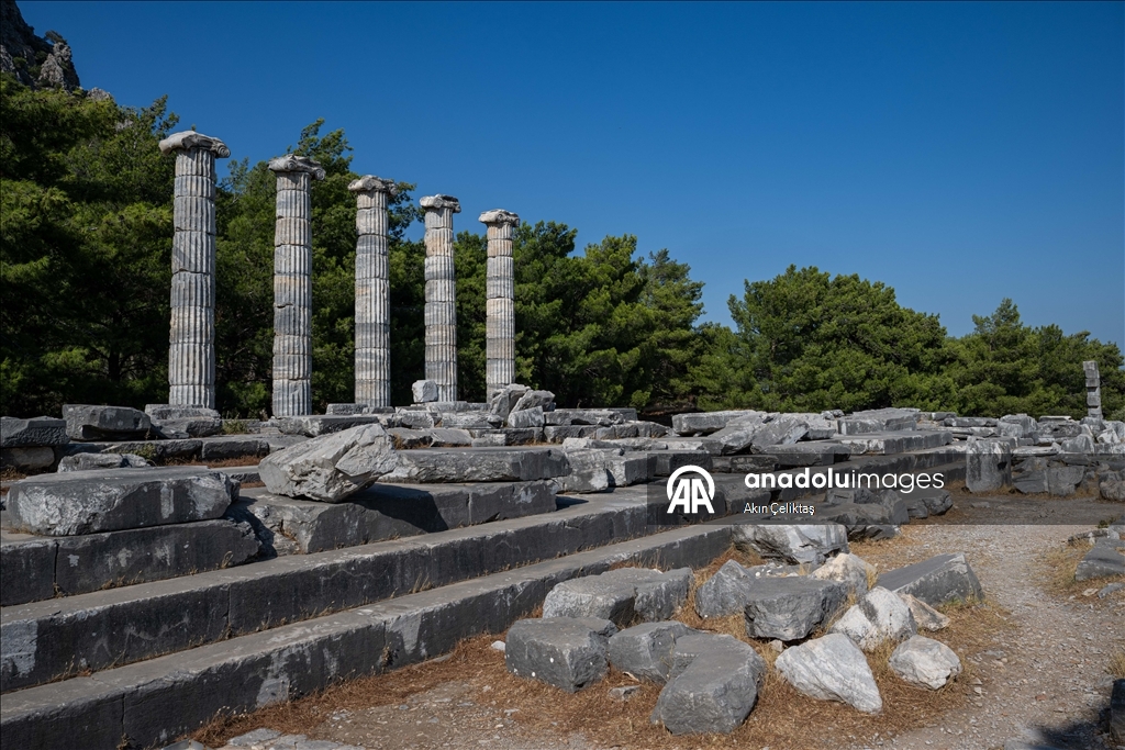 Ancient city of Priene in Turkiye's Aydin