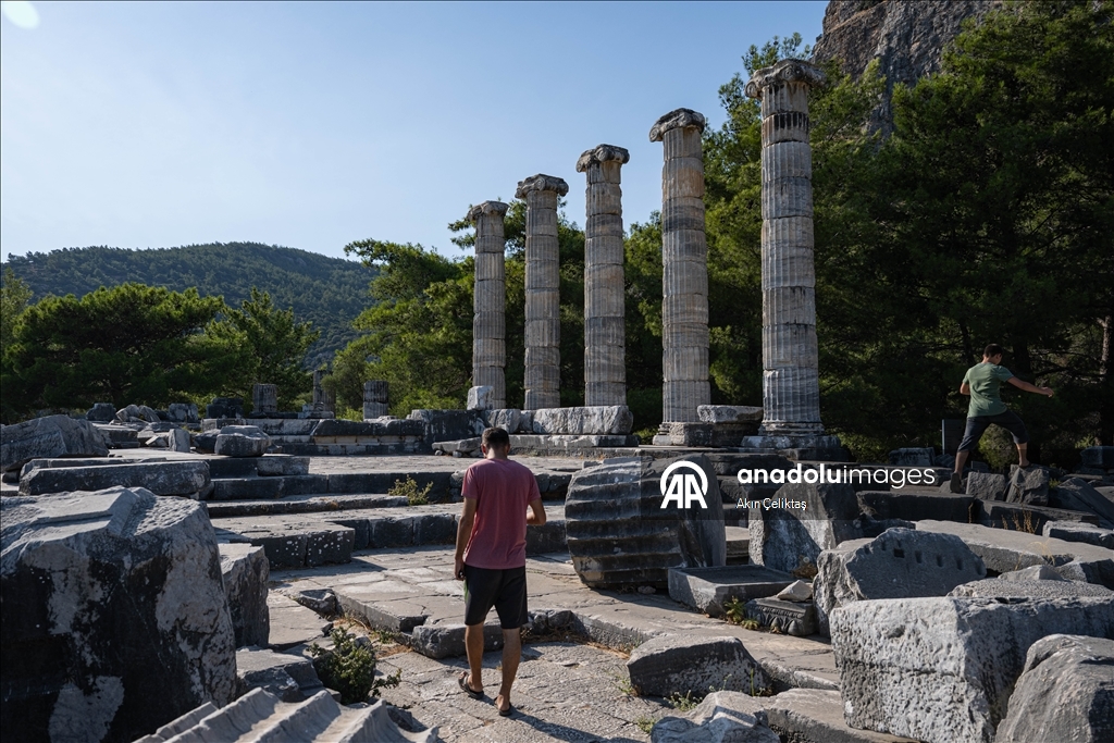 Ancient city of Priene in Turkiye's Aydin