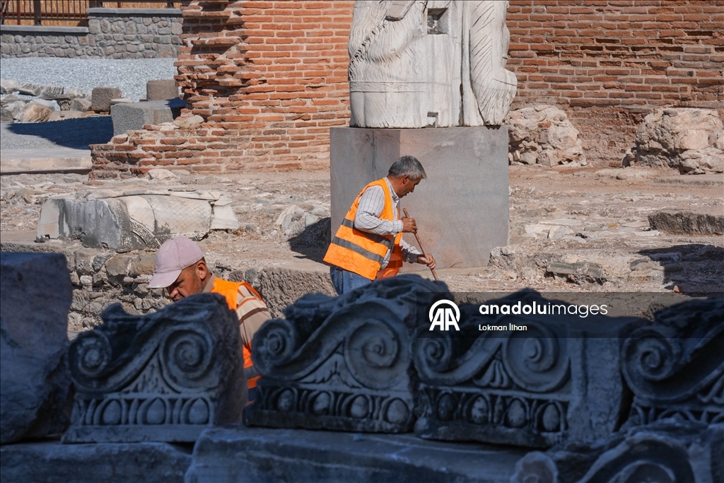 Pergamon'un Kızıl Avlu'su restorasyonun ardından ziyarete açılacak