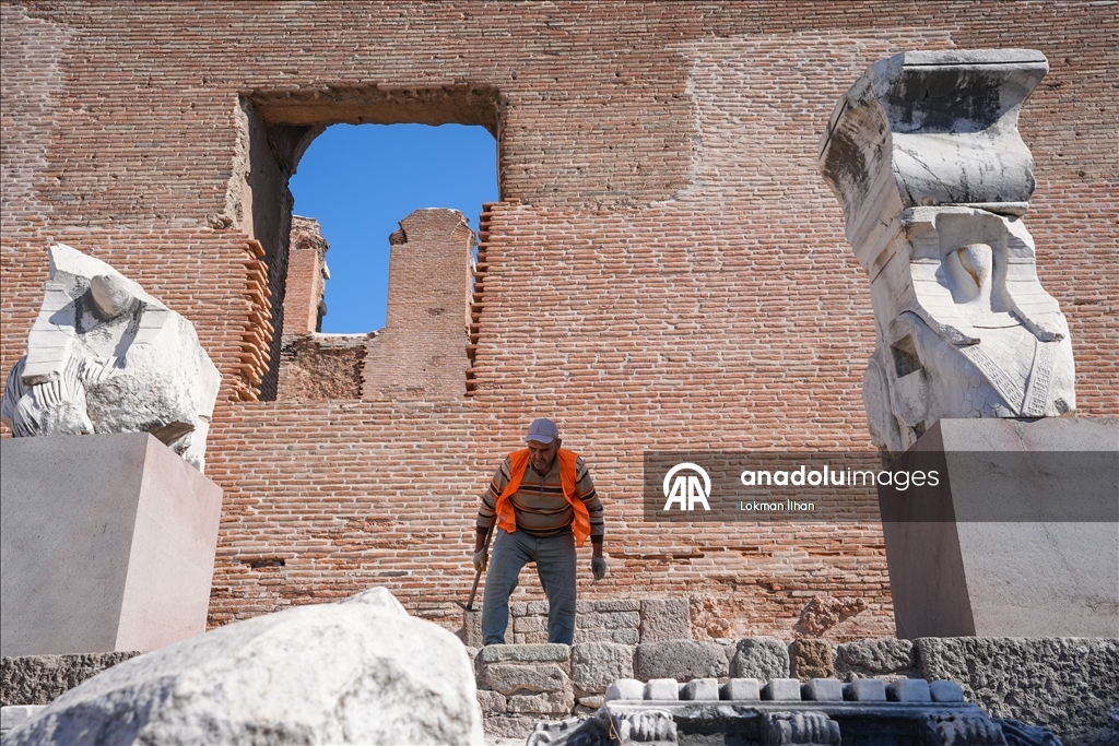 Pergamon'un Kızıl Avlu'su restorasyonun ardından ziyarete açılacak