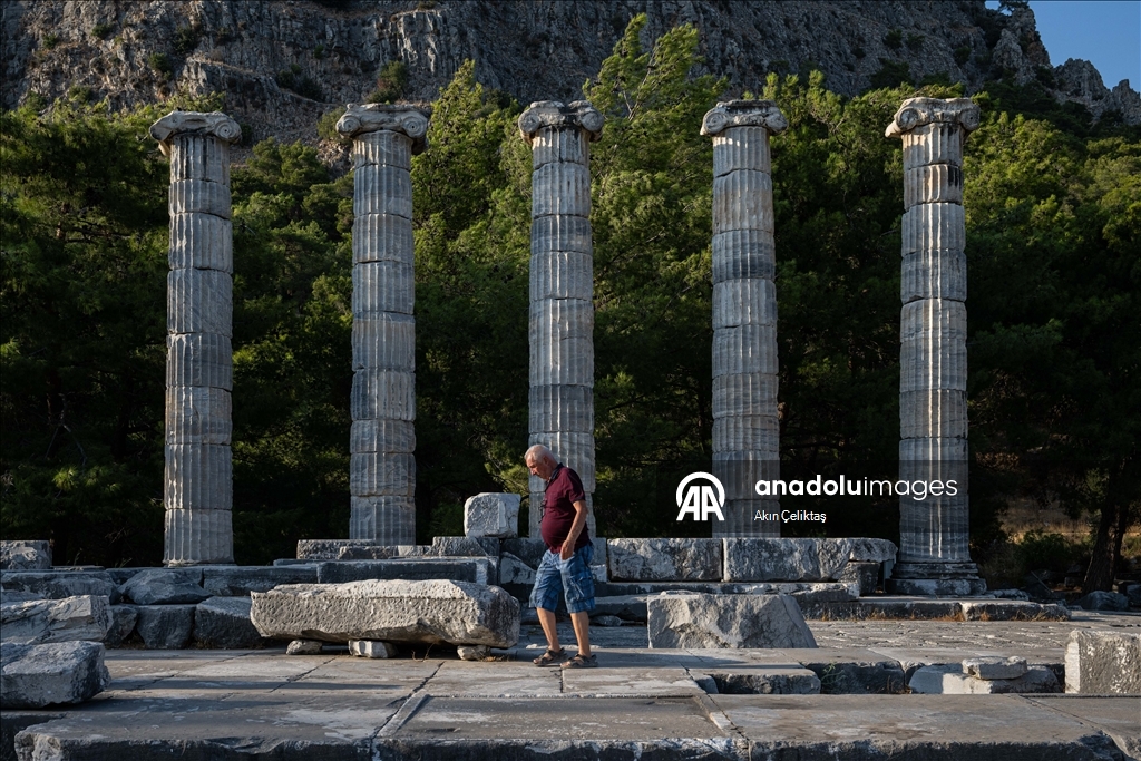 Ancient city of Priene in Turkiye's Aydin